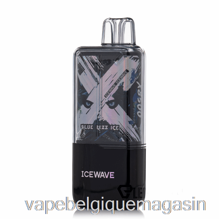 Vape Belgique Icewave X8500 Jetable Bleu Razz Ice